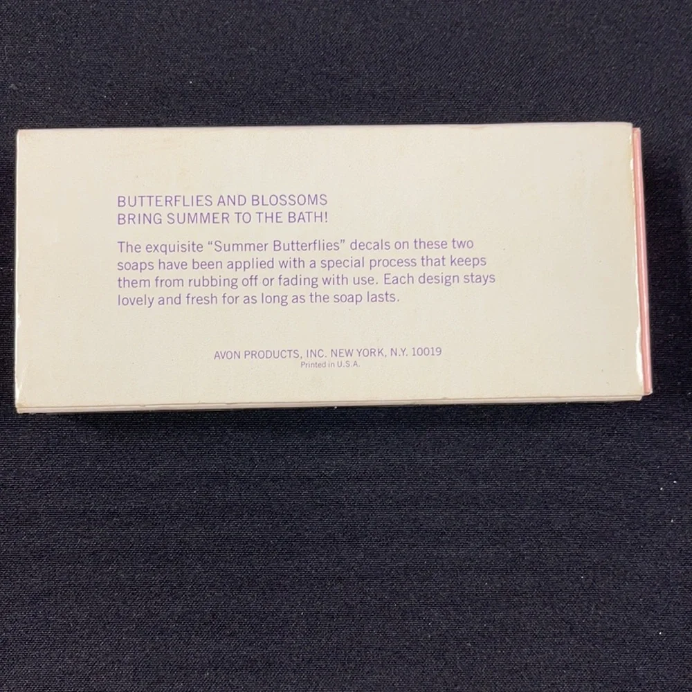 Vintage Avon Summer Butterflies Fragranced Soaps